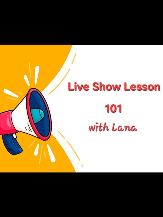 Accessories - How To Do Live Shows Info Class - with Lana!🌻
